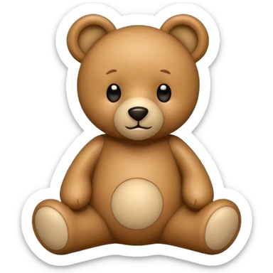 Teddy bear sticker
