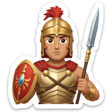 Achilles was the Greeks' finest warrior during the Trojan War. His mother, the nymph Thetis, dipped him in the River Styx to make him invulnerable in battle—except for his heel, where she gripped the baby. During the Trojan War, Achilles achieved fame by slaying Hector outside the city gates. But he didn't have much time to savor his conquest. Achilles died later in battle when an arrow shot by the Trojan prince Paris, guided by the gods, struck the one vulnerable spot on his body: his heel. sticker