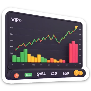 price analysis dashboard with euro dollar pound yen currency symbols sticker