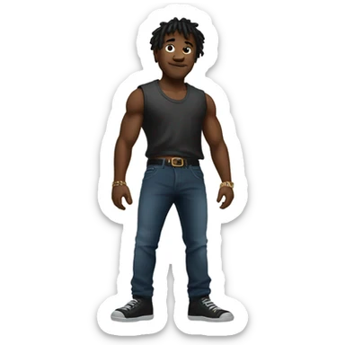 Lil uzi super tall sticker