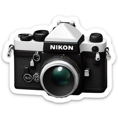 nikon fm2 sticker