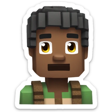 minecraft villager sticker