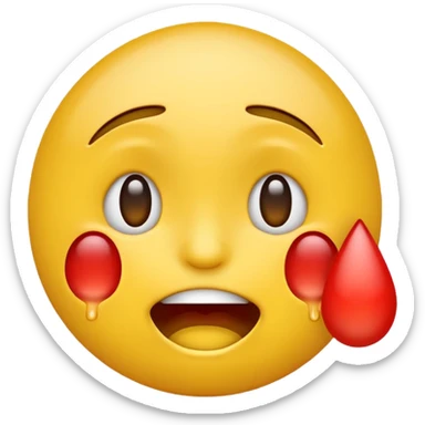 I want to combine the cry laughing emoji with the 100 emoji sticker