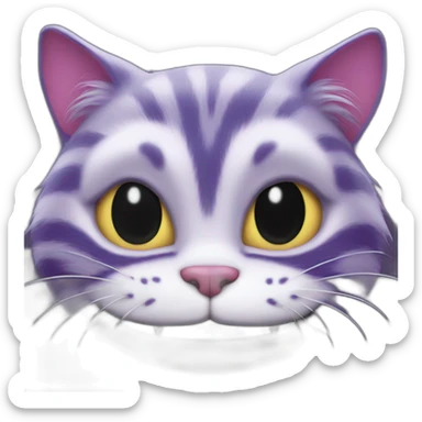 cheshire cat from american mc gee's alice sticker