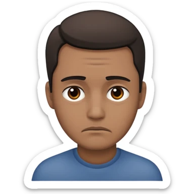 Con sueño triste de hombre  sticker