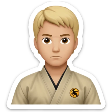 Miguel from Kobra Kai realistic  sticker