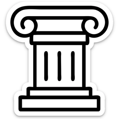 Col as a simple modern icon, minimal details, clear lines, suitable for app icon or logo sticker