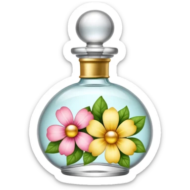 pretty perfume bottle sticker