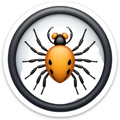 Round tick sticker