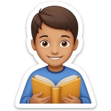 Storybook with kid sticker