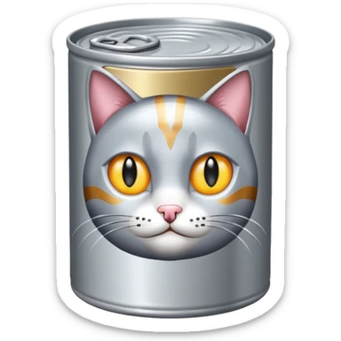 create a can of catfood emoji sticker