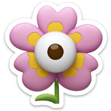 takashi murakami flower  sticker