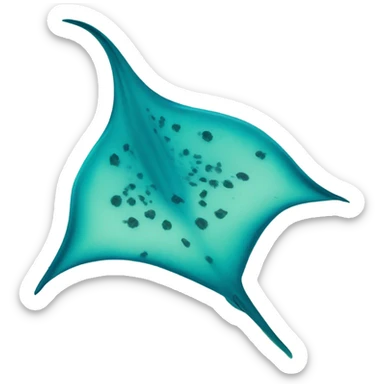 Sting rays in the Maldives sticker