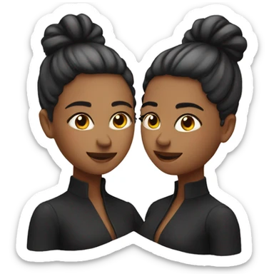 2 ladies madly in love sticker