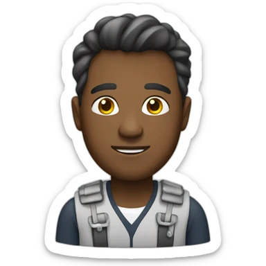 travailler seul sticker