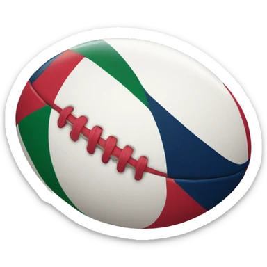 Rugby ball sticker