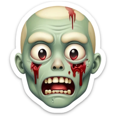 zombi llorando sticker