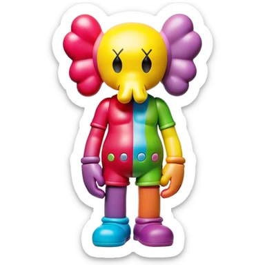 Kaws sticker
