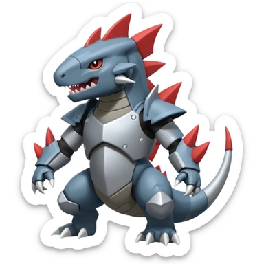 Tyrunt-Aggron-Axew-fusion sticker