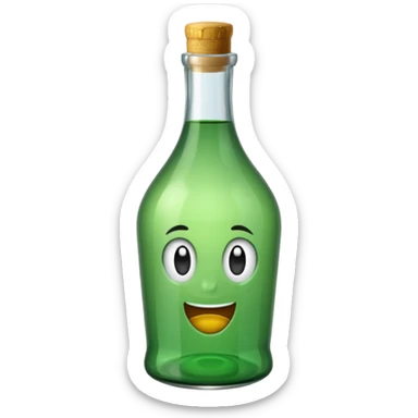 Une bouteille de get 27  sticker