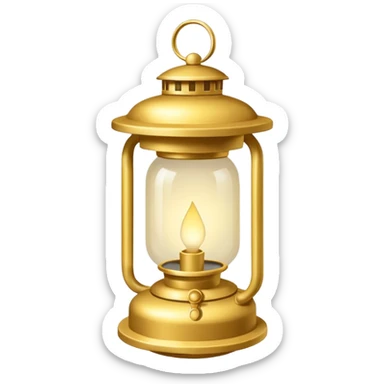 Lanterna flutuante pequena, de papel translúcido, formato retangular/cilíndrico alongado, aberta em cima e embaixo, com luz dourada suave interna, sem alça, sem metal, sem decoração. sticker