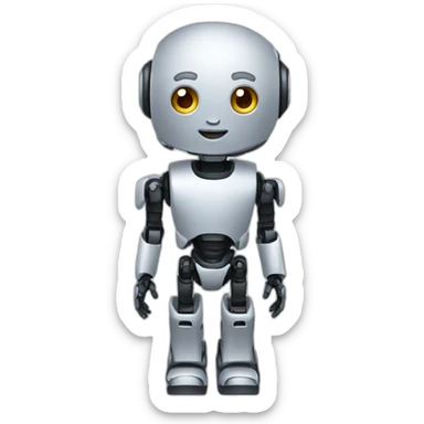 Robotic software engineer sticker