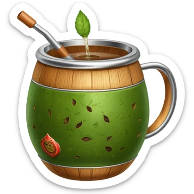 Mate 🧉 que diga querés 1 ? sticker