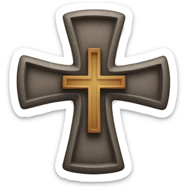 Generate an armenian christian cross sticker