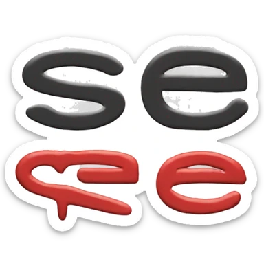 Red text in large letters that say "SRE", with "Simply Restart Everything" below that in smaller font sticker