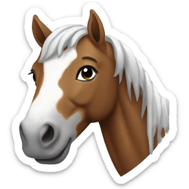 horse rains sticker
