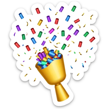 party popper sticker