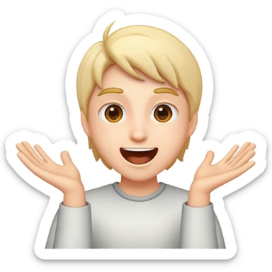 Very excited  sticker