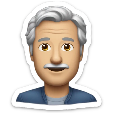 Jean claude vandane sur un oignion sticker