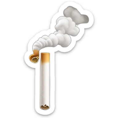 Joint avec de la fumée sticker