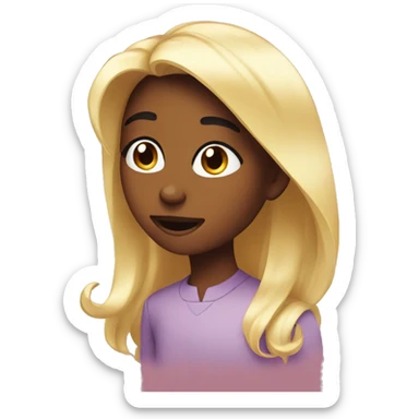 looking in awe at beauty emoji  sticker