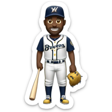 milwaukee brewers sticker