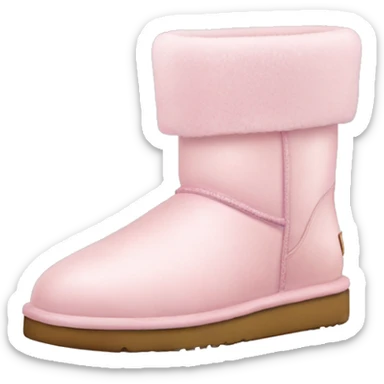 Pastel pink talisman uggs sticker