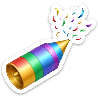 party popper sticker