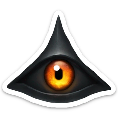 Eye of Sauron in Mordor sticker