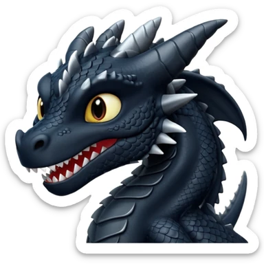 Un dragón furia nocturna sticker