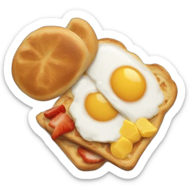 Breakfast sticker