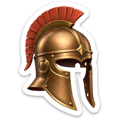 Roman Gladiator helmet sticker