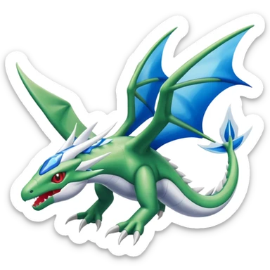 Reshiram-Flygon-Helioptile-Latios-Kyogre-fusion sticker