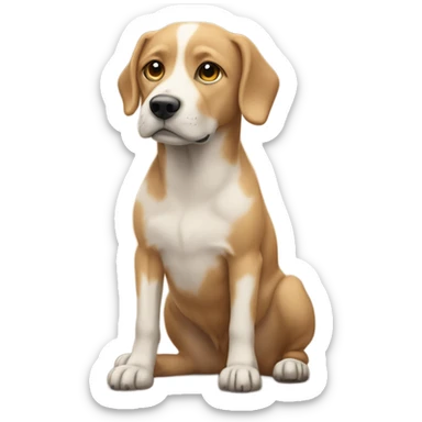 Canis Major constellation as a dog sticker