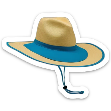 CHAPEAU TREKKING ANTI-UV - TRAVEL 100 - BLEU sticker