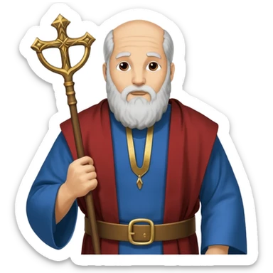 In the Hebrew Bible, Jethro[a] was Moses's father-in-law, a Kenite shepherd and priest of Midian,[, Moses' father-in-law is initially referred to as "Reuel" (Exodus 2:18) but afterwards as "Jethro" (Exodus 3:1). He was also identified as the father of Hobab in Numbers 10:29 sticker