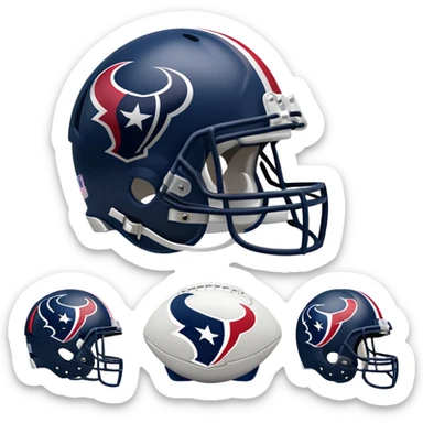 emojis about houston texans by nfl sticker