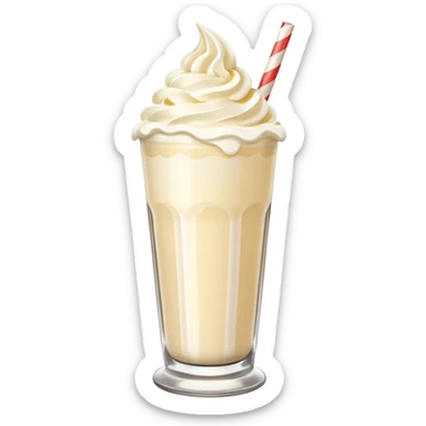 milkshake tall glass
 sticker