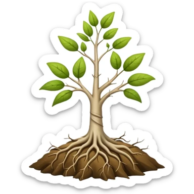 sapling roots sticker