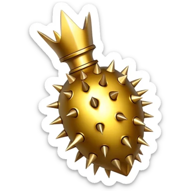Golden grenade spikes  sticker